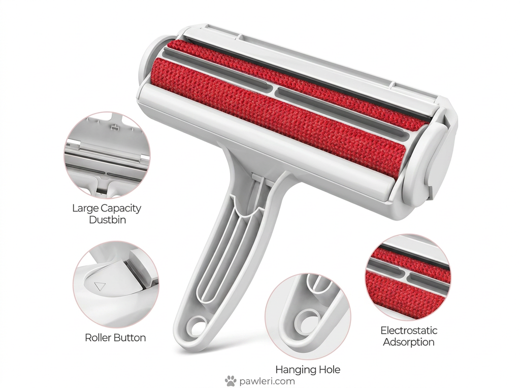 Pawleri Roller – Reusable Pet Hair Remover | No Refills, No Adhesive Ever