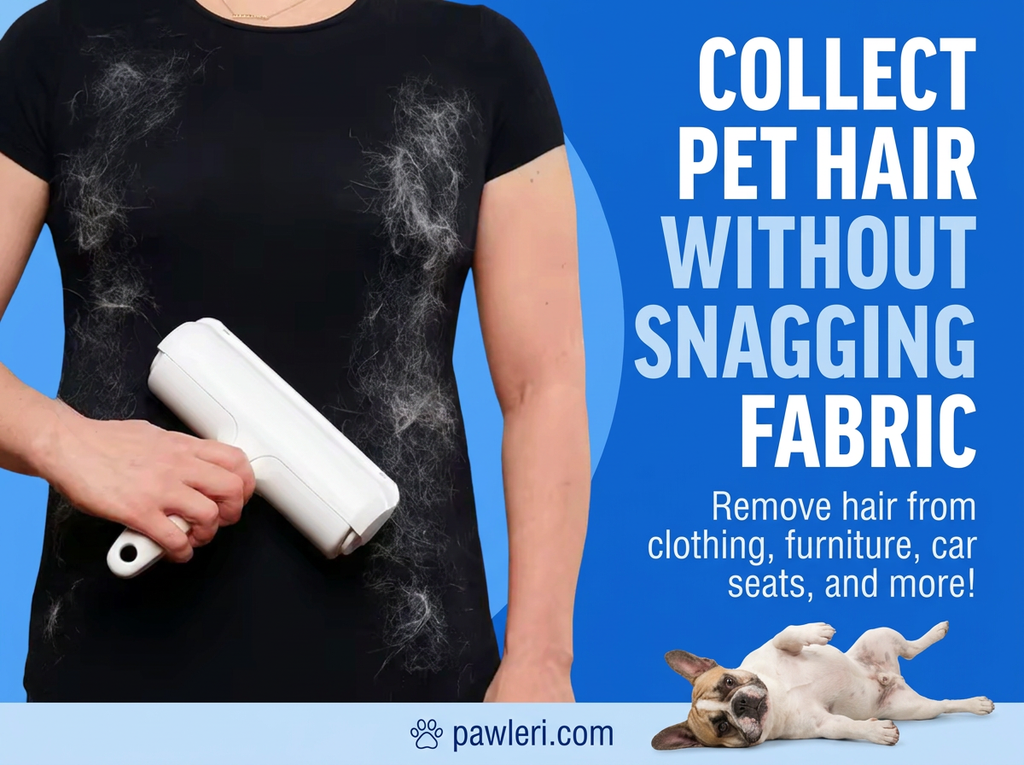 Pawleri Roller – Reusable Pet Hair Remover | No Refills, No Adhesive Ever