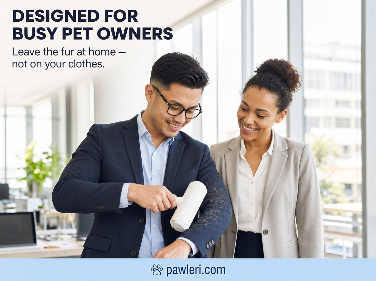 Pawleri Roller – Reusable Pet Hair Remover | No Refills, No Adhesive Ever